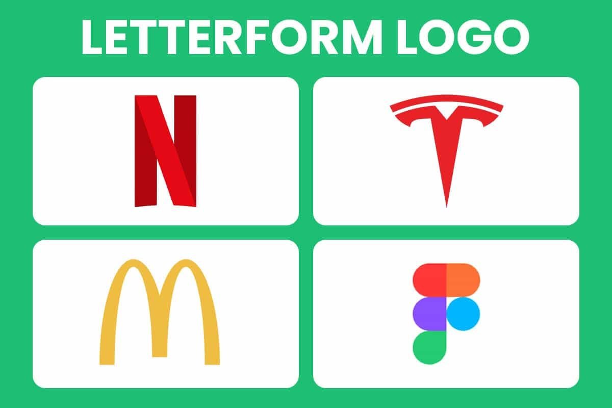 Letterform logo examples - types of logo design