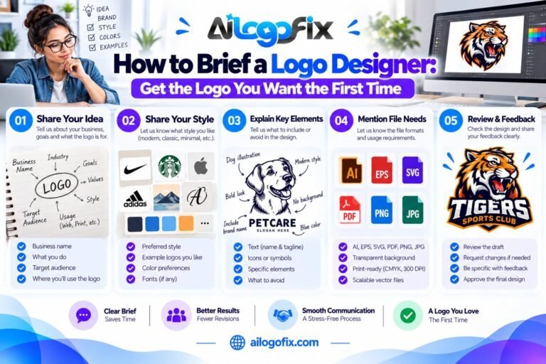 How to Brief a Logo Designer: Get the Logo You Want the First Time