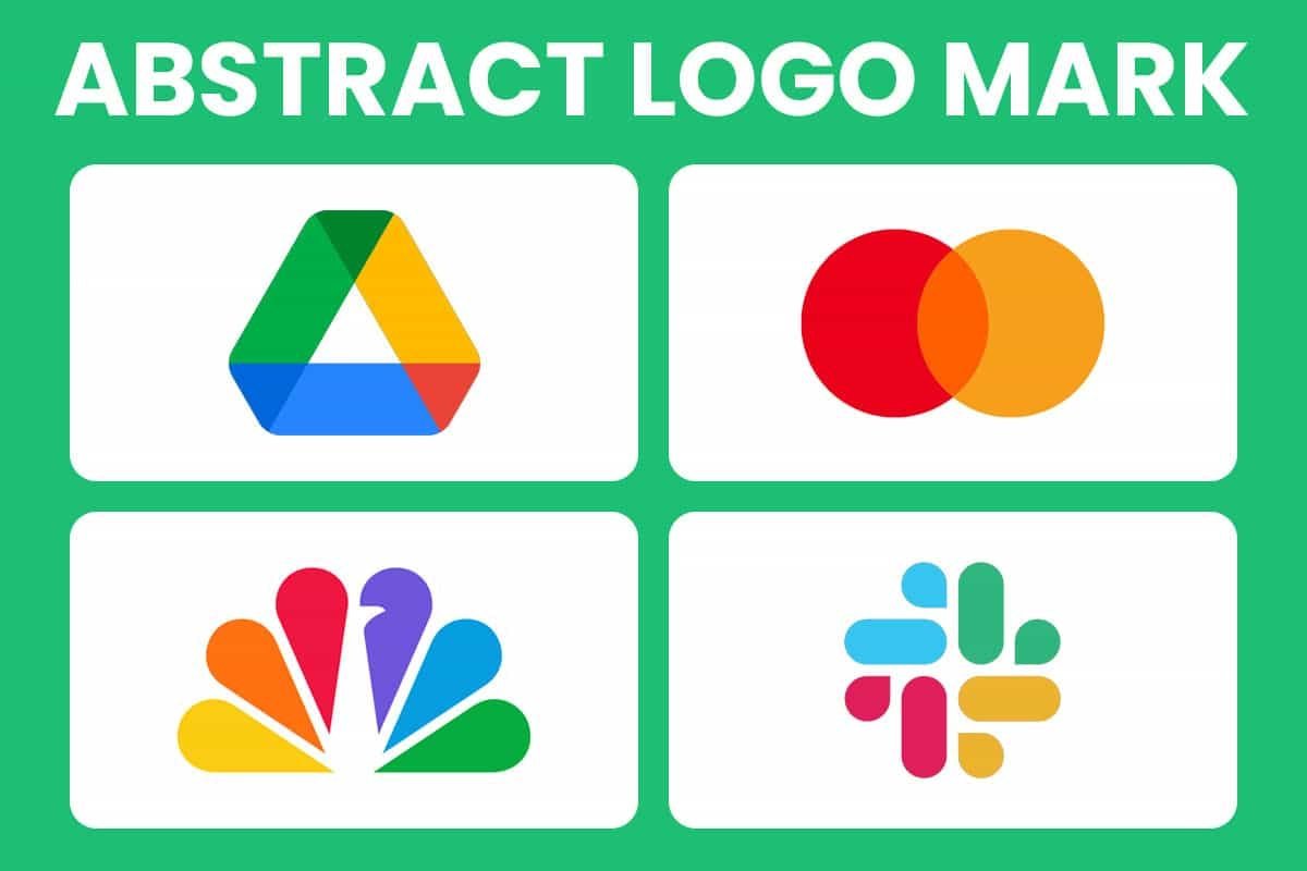Abstract logo mark examples - types of logo design