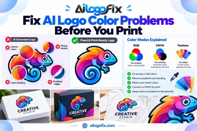 Fix AI Logo Color Problems Before You Print