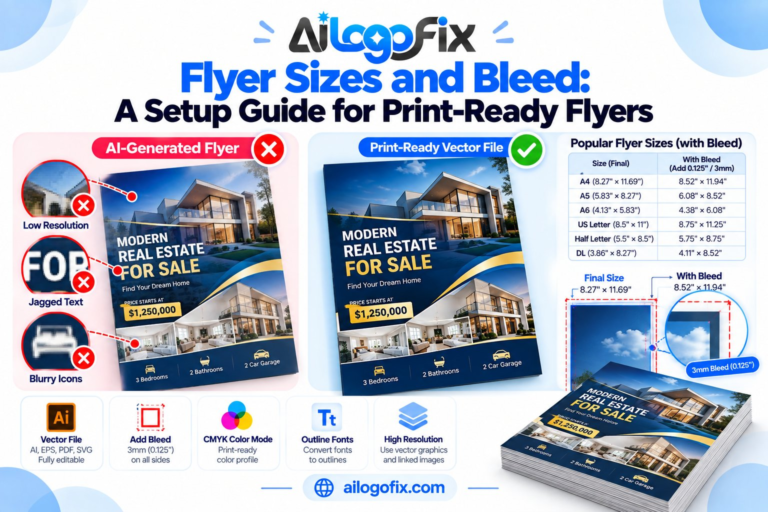 Flyer Sizes and Bleed: A Setup Guide for Print-Ready Flyers