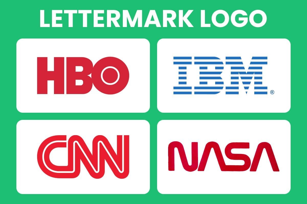 Lettermark logo examples - types of logo design
