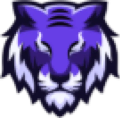 Blurry original tiger artwork