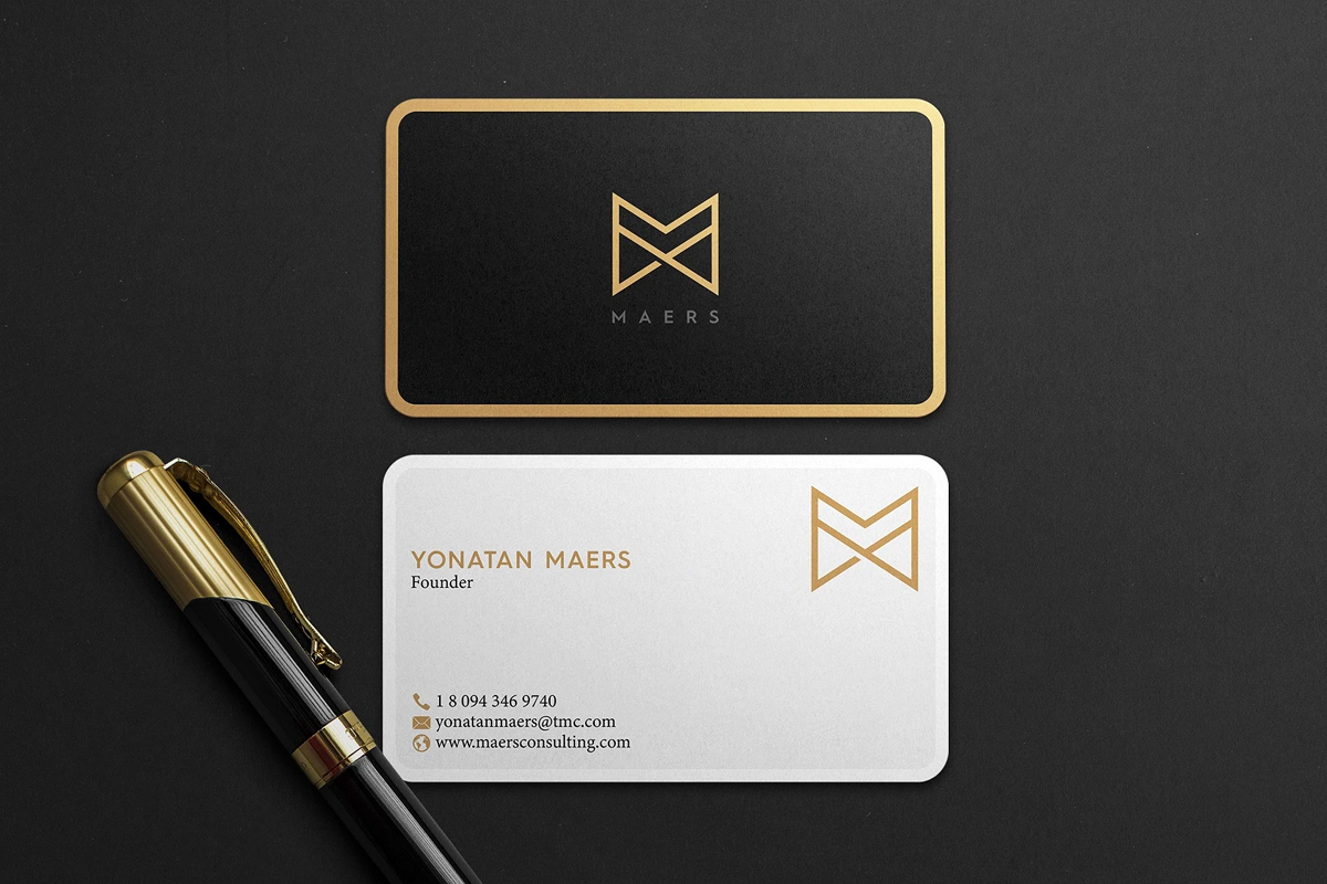 Professional business card and visiting card design by AiLogoFix – custom modern card design service