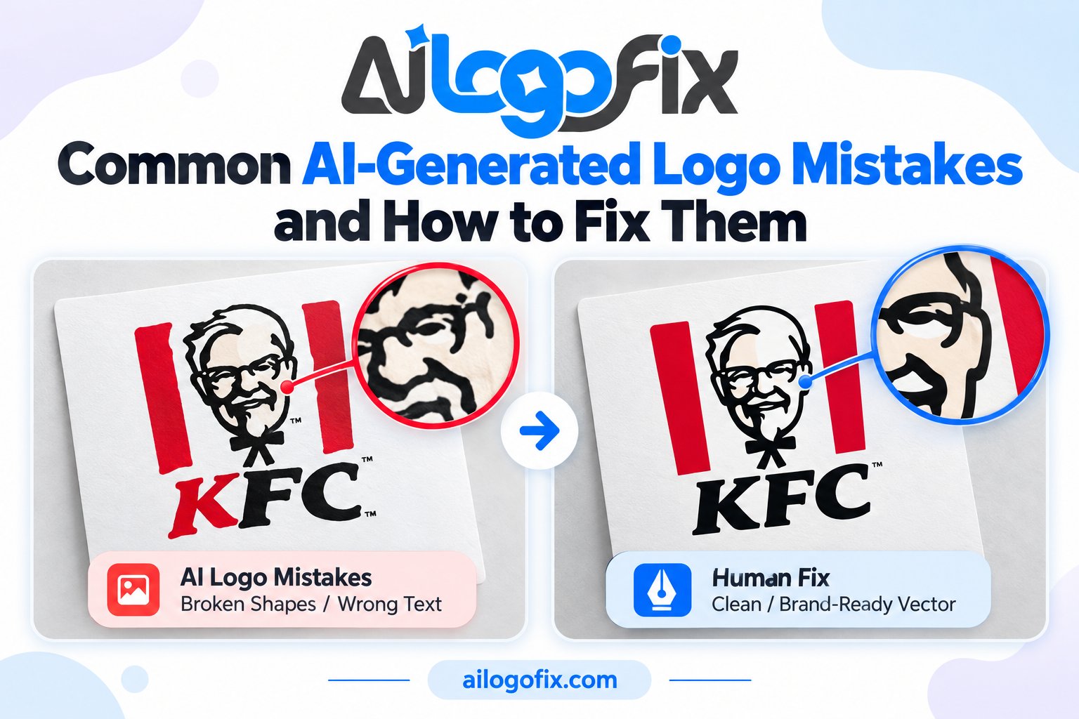 Common AI artwork flaws fixed in AI pattern to vector work
