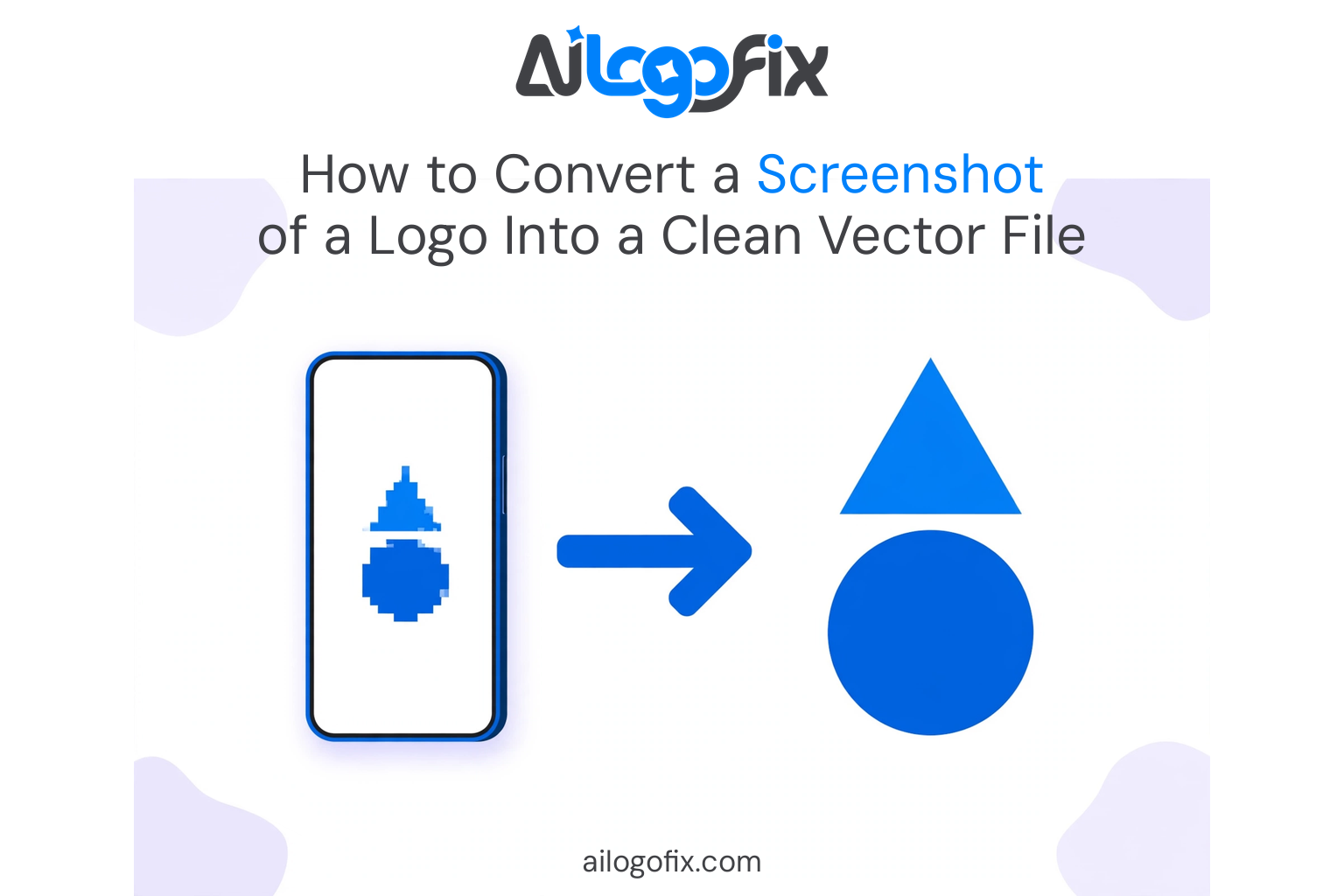 Screenshot to vector service delivering crisp scalable logo files