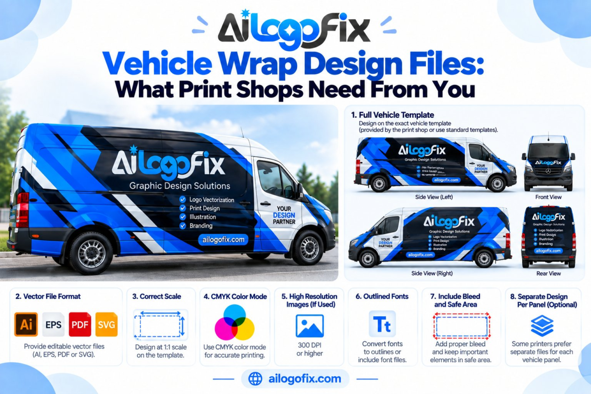 Vehicle wrap artwork - Vehicle Wrap Artwork: 7 Print Shop Requirements